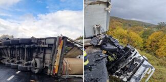 accident dn1 brasov