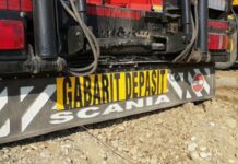 Transporturi agabaritice pe DN1, la Brașov. Ruta folosită transporturi agabaritice